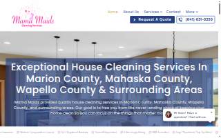 Mama Maids website