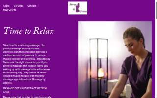 Massage by Deonna website