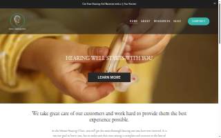 Moore Hearing Clinic website