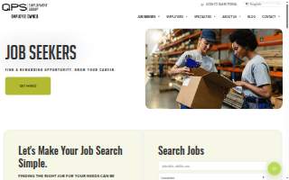 QPS Employment Group website