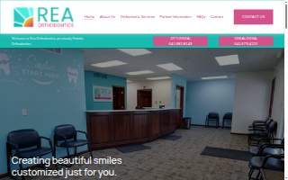 Rea Orthodontics website