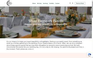 Silver Elements Events website