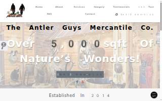 The Antler Guys Mercantile Co. website