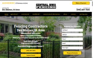 Barlow Co. Fence and Decks website