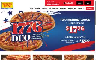 Breadeaux Pizza website