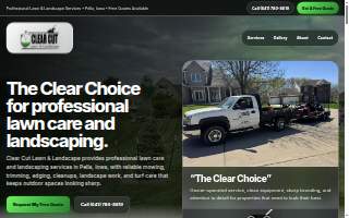 Clear Cut Lawn & Landscape, L.L.C. website