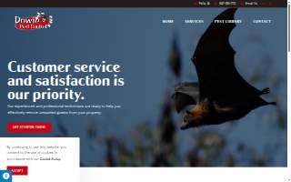 Dowie Pest Control website