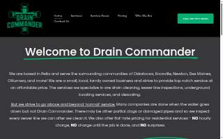 Drain Commander website