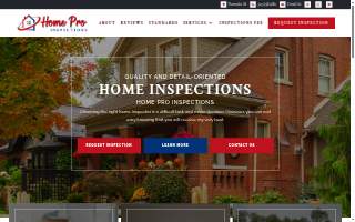 Home Pro Inspections Iowa of Pella website