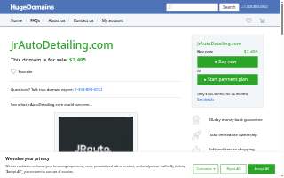 JR Auto Detailing website