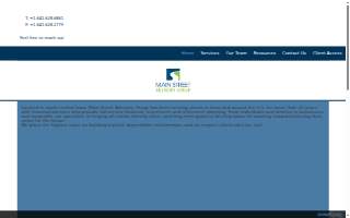 Main Street Advisory Group website
