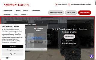 Midtown Tire Co. website