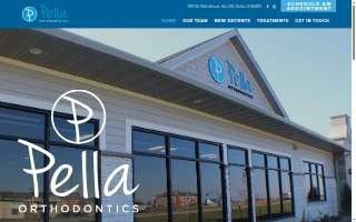 Pella Orthodontics website