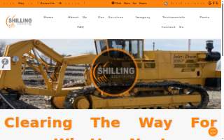 Shilling Excavating Inc & Septic Service website