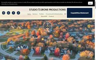 Studio 5 Drone Productions website