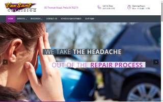 Van Sant Collision Repair, Inc. website