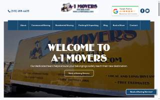 A-1 Movers website