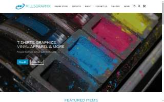 Mills Graphix website