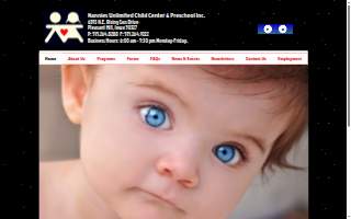 Nannies Unlimited Child Care website