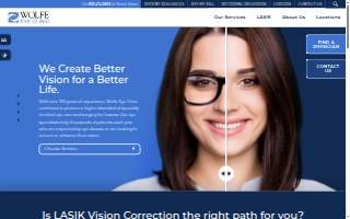 Wolfe Eye Clinic of Ottumwa website