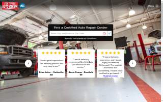 Certified Auto Repair of Sioux City website