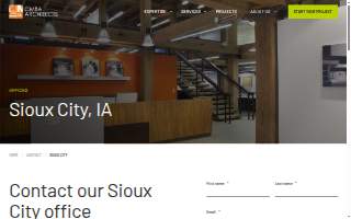 CMBA Architects of Sioux City website