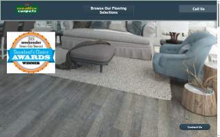 Creative Carpets website