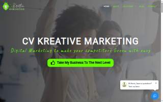 CV Kreative website