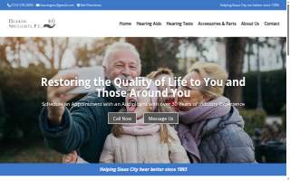 Hearing Specialists PC website