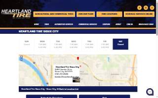 Heartland Tire website