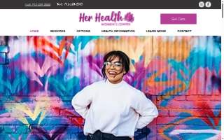 Her Health Women's Center website