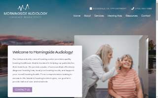 Morningside Audiology website