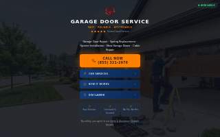Shawn's Garage Door website