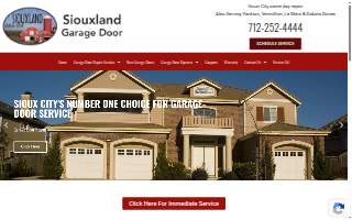 Siouxland Garage Doors website