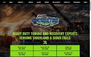 Stockton Towing of Sioux City website