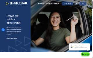 Telco Triad Community Credit Union website