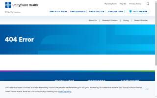 UnityPoint Clinic website