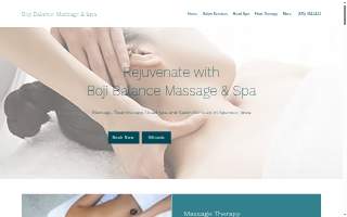 Boji Balance Massage & Spa website