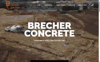 Brecher Concrete website