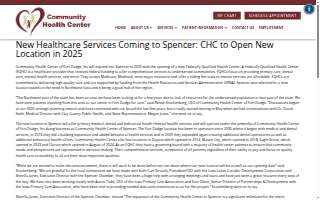 Community Health Center of Spencer website