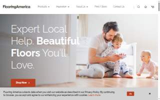 Flooring America - Spencer website