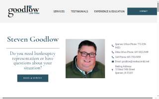 Goodlow Law Firm website