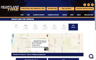 Heartland Tire website