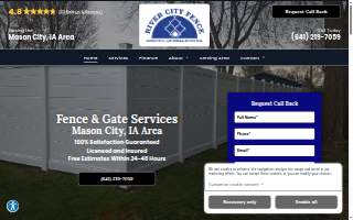 River City Fence Company website