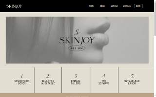 Skin Joy Med Spa website