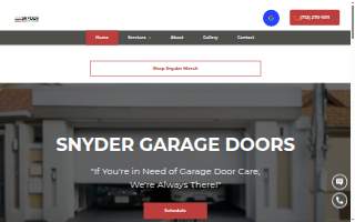 Snyder Garage Doors, LLC website