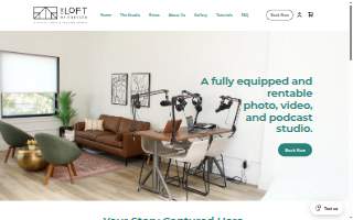 The Loft by Pressed website