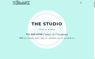 The Studio Yoga & Barre - Spencer website