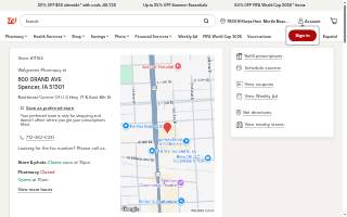 Walgreens of Spencer website