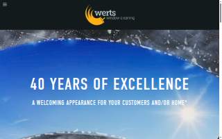 Werts Window Cleaning website